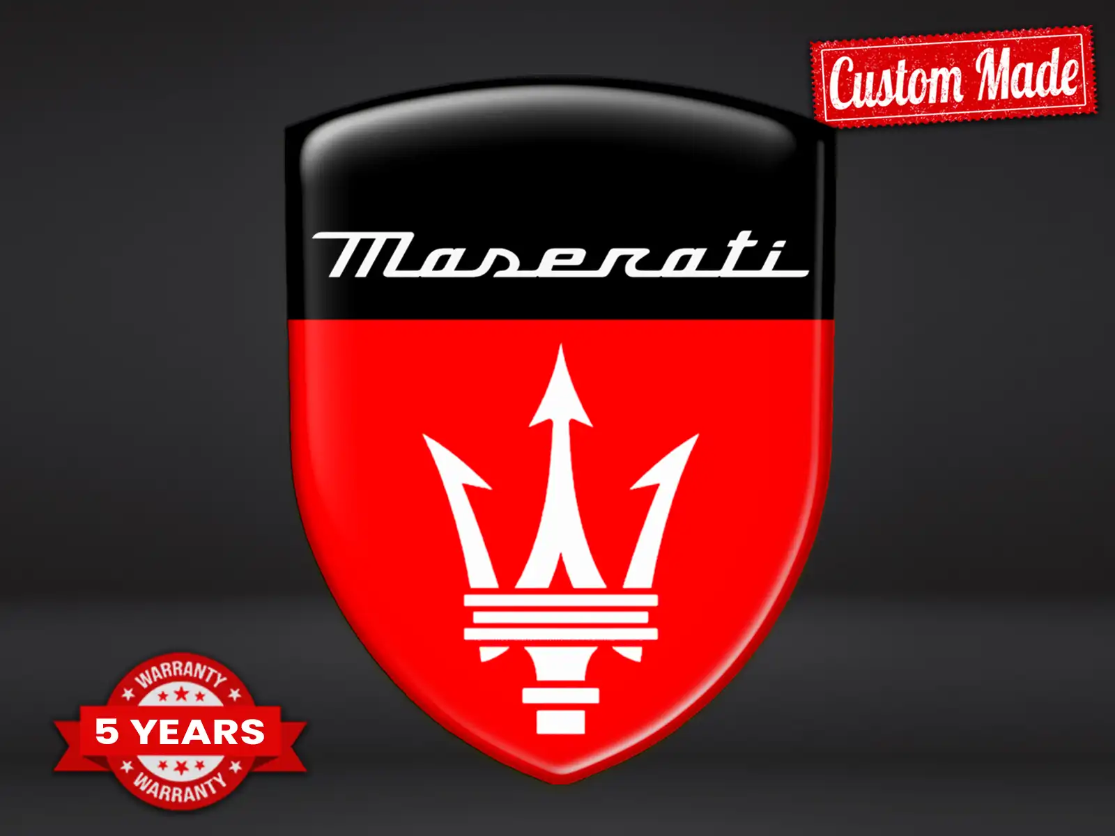 Maserati Autocollants Pare-Chocs Résistants Haut de Gamme Pro